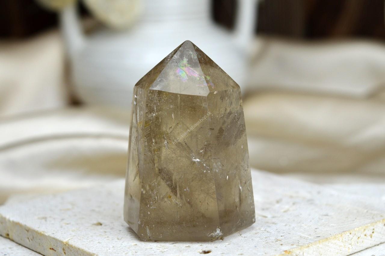 Generátor/ obelisk ZÁHNEDA s dúhou #11 Uzemnenie, Pokoj, Rovnováha, Obnova Energie, Zníženie Úzkosti a Paniky