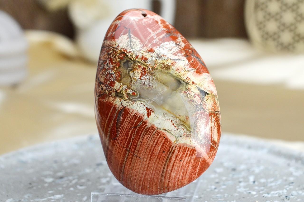 Jumbo (XXXL) JASPIS BREKCIA #3 - Psychická stabilita, Energia , Sila, Kreativita, Šťastie, Sexuálna energia