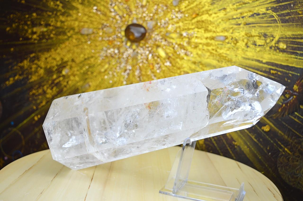 KRIŠTÁĽOVÝ CHANELINGOVÝ generátor/obelisk s dúhami #10 Extra Kvalita 3,7kg 31cm – Obrázok 5