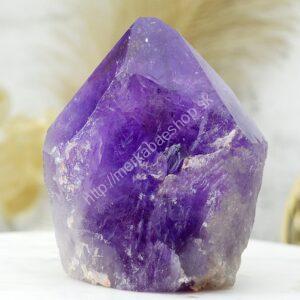 AMETYSTOVÝ surový hrot Božskej Energie a Mieru s Dúhou 1 Extra Kvalita