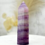 Generátor/obelisk z FLUORITU DÚHOVÉHO #3 - Sústredenie, Pamäť, Intuícia, Ochrana, Božskosť, Dosiahnutie cieľov