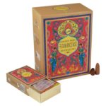 Vonné kužele Tečúci dym/ backflow GOLDEN INDIA - KADIDLO