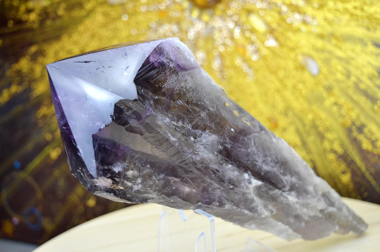 AMETYSTOVÉ Žezlo/ Dračí Zub Fantóm #1 -31cm,1,35kg -Hlboké uzdravenie Duše AAA Kvalita – Obrázok 3