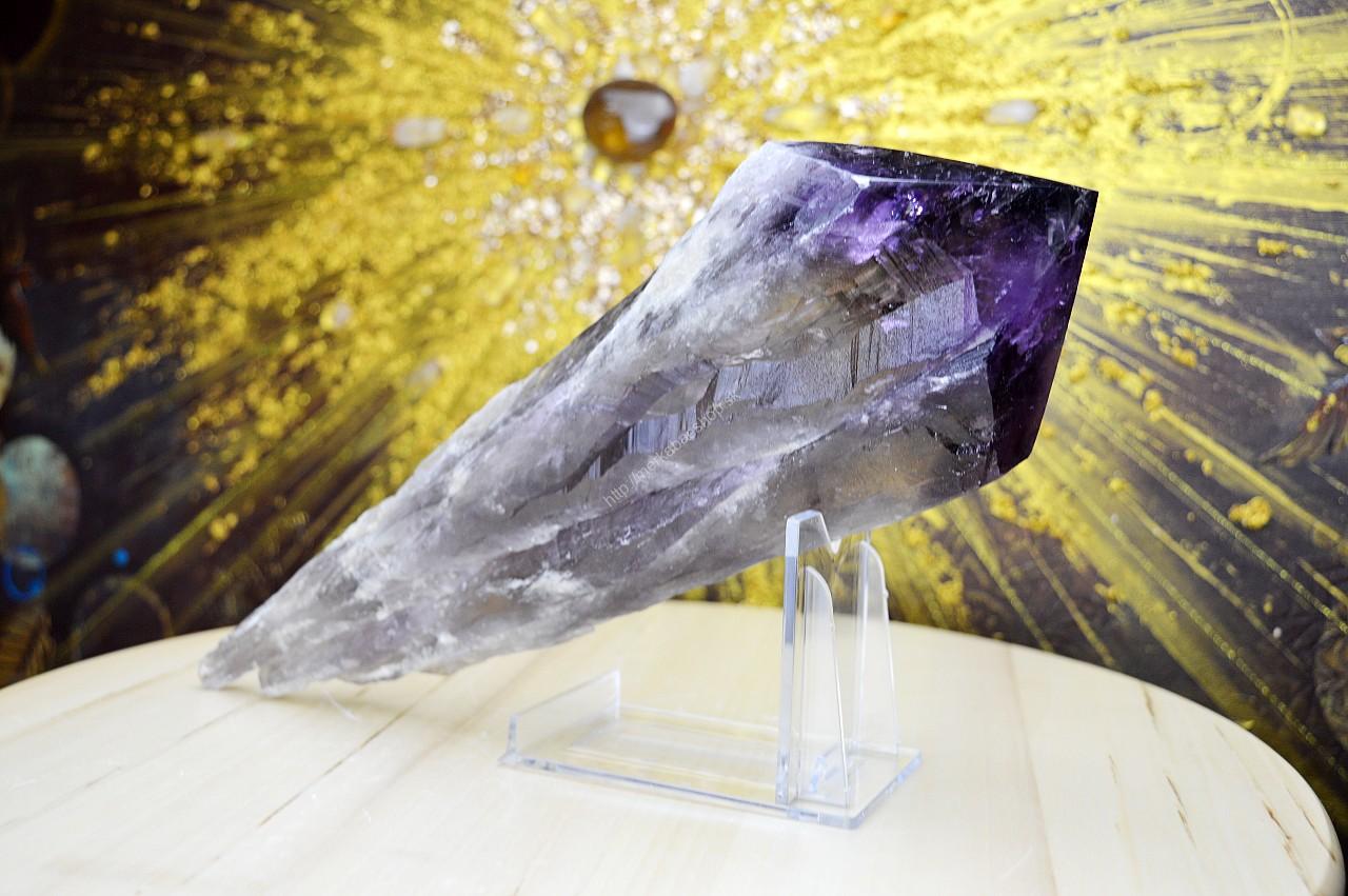 AMETYSTOVÉ Žezlo/ Dračí Zub Fantóm #1 -31cm,1,35kg -Hlboké uzdravenie Duše AAA Kvalita