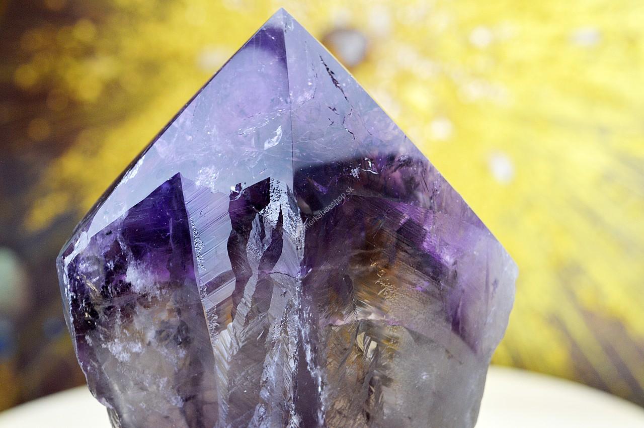 AMETYSTOVÉ Žezlo/ Dračí Zub Fantóm #1 -31cm,1,35kg -Hlboké uzdravenie Duše AAA Kvalita – Obrázok 4