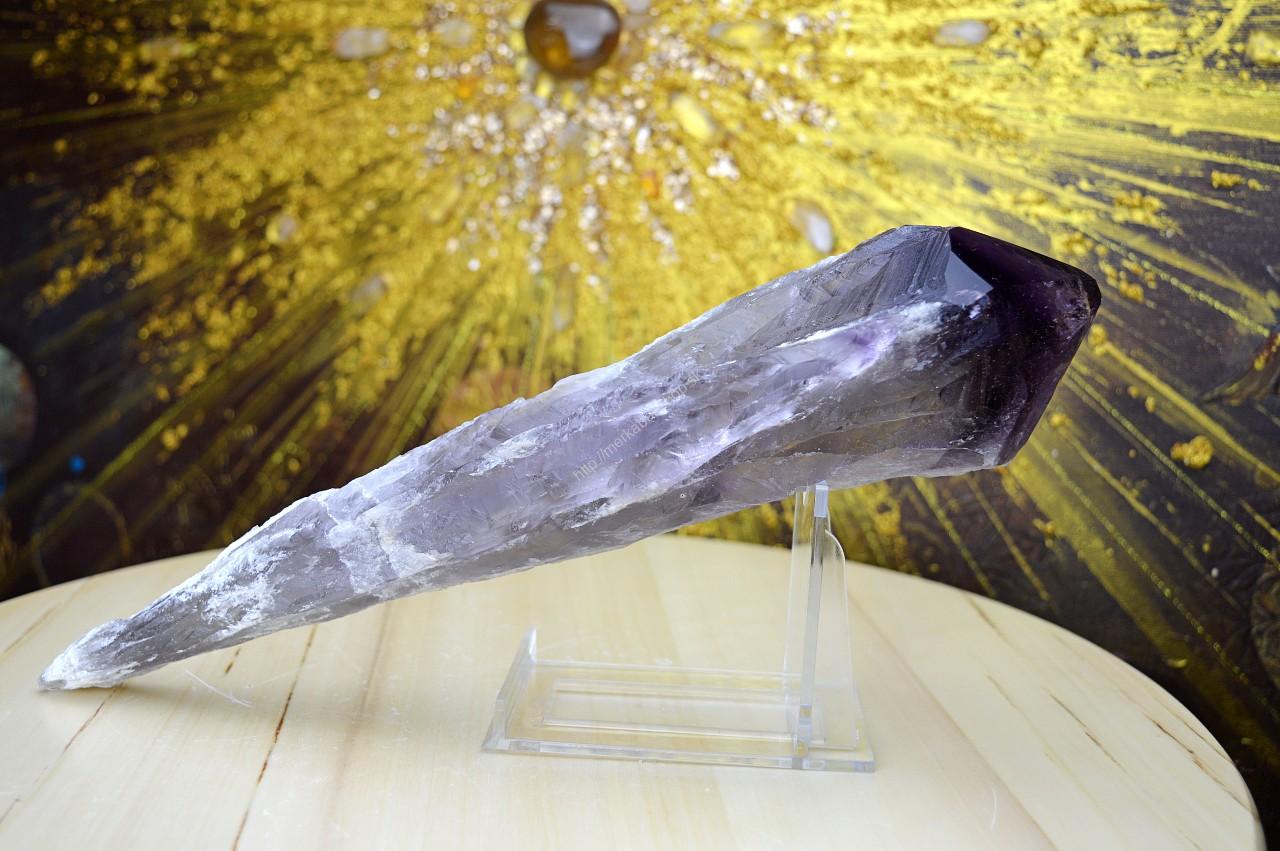 AMETYSTOVÉ Žezlo/ Dračí Zub Fantóm #2 -31cm-Hlboké uzdravenie Duše AAA Kvalita – Obrázok 4