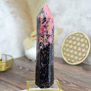 Generátor/Obelisk RODONIT #2- Láska, Šťastie, Liečenia Tráum, Sebavedomie, Sebadôvera, Sexualita (19 cm 0,7kg)