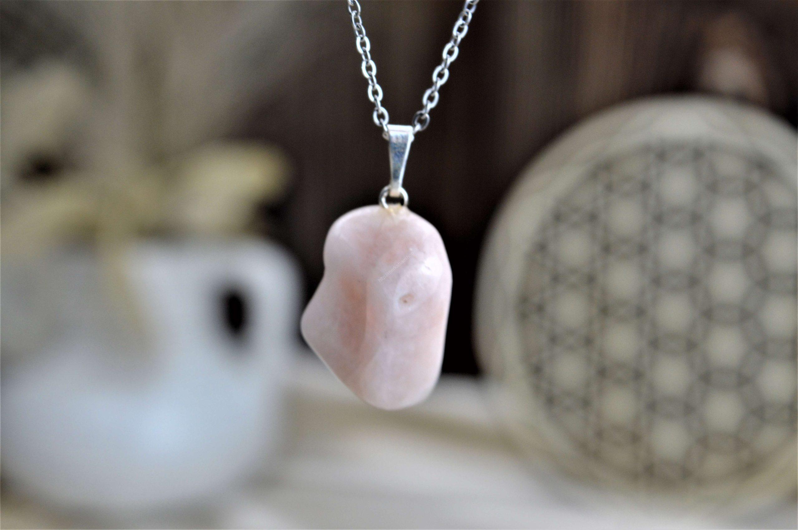 Prívesok MORGANIT- Láska, Anjelské vedenie, Rovnováha, Emocionálna Ochrana