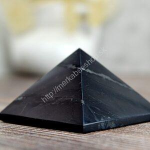 ŠUNGITOVÁ Pyramída 5x5cm - Harmonizácia Geopatogénnych zón a Elektrosmogu, Ochrana, Energia