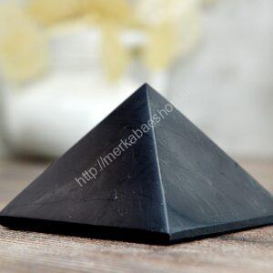 ŠUNGITOVÁ Pyramída 6x6cm - Harmonizácia Geopatogénnych zón a Elektrosmogu, Ochrana, Energia