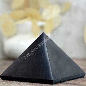 ŠUNGITOVÁ Pyramída 7x7 cm - Harmonizácia Geopatogénnych zón a Elektrosmogu, Ochrana, Energia
