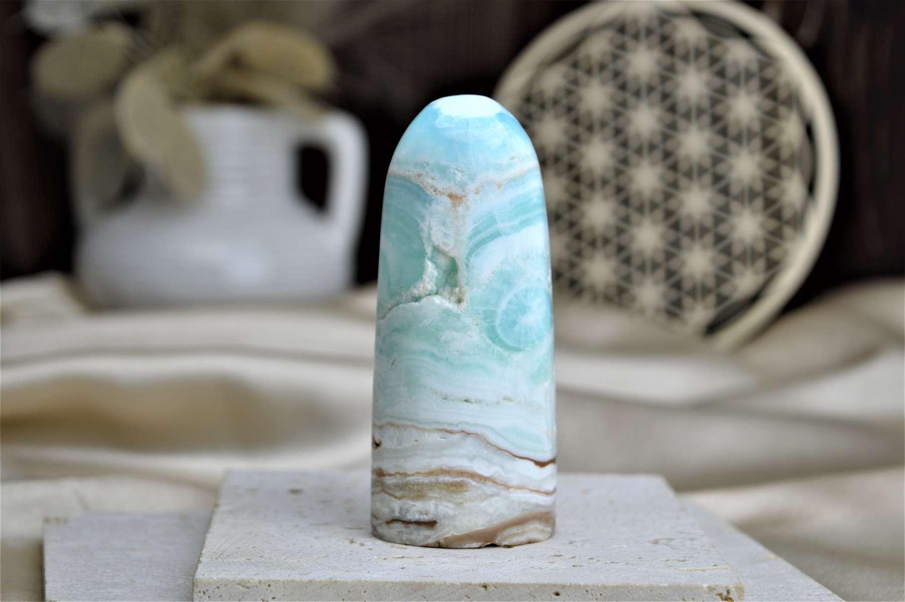 Free Form Uzemnenia, Upokojenia a Rovnováhy MODRÝ ARAGONIT – Obrázok 2