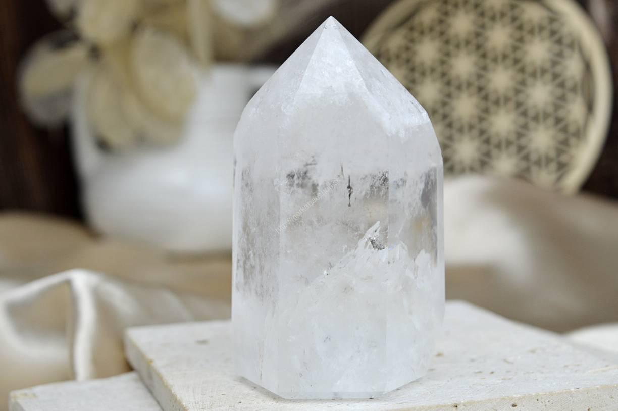 KRIŠTÁĽOVÝ generátor/ obelisk #28 s dúhou