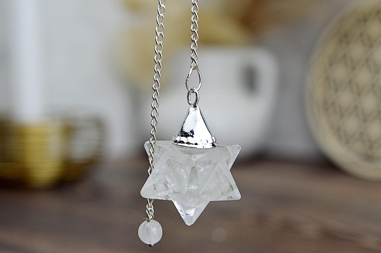 kyvadlo Merkaba z KRIŠTÁĽU