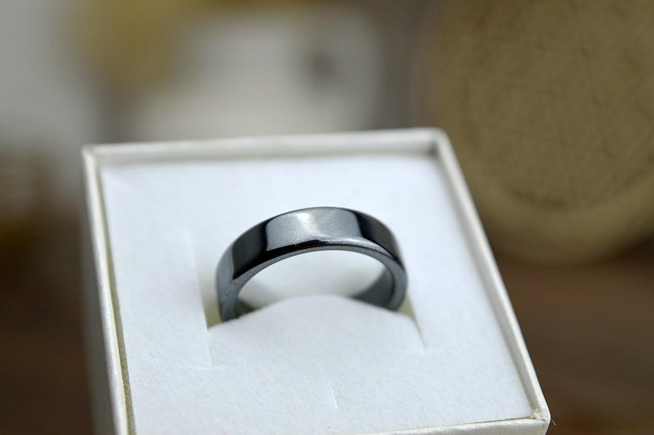 Prsteň HEMATIT - Ochrana, Energetický štít, Harmonizácia Jin Jang, Silné Uzemnenie, Tvorba Železa