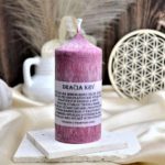 sviečka DRAČIA KRV - Odstránenie veľmi silných Negatívnych Energií, Entít a Čiernej Mágie