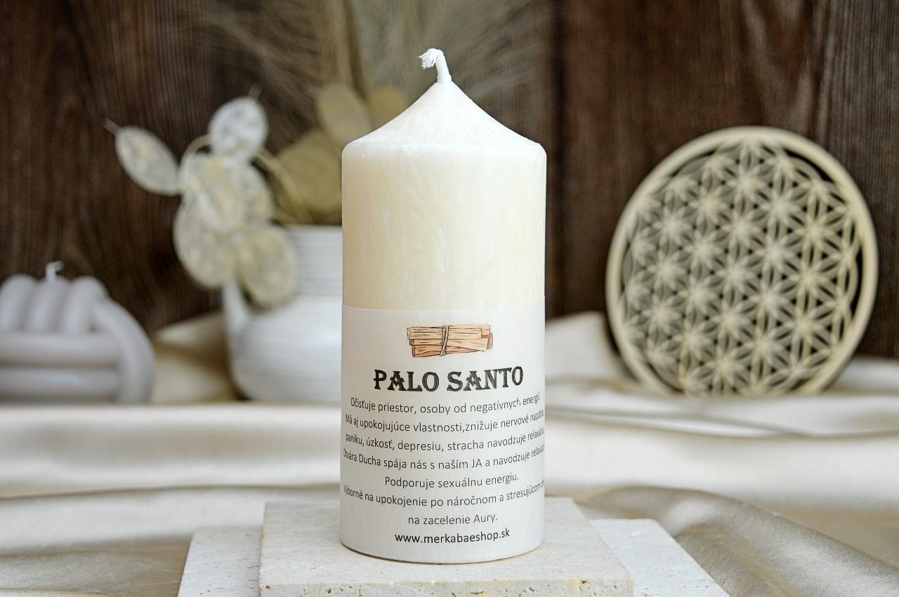 sviečka PALO SANTO - Očista, Zmierňuje Paniku, Strach a Depresie, Sexuálna energia, Zacelenie Aury
