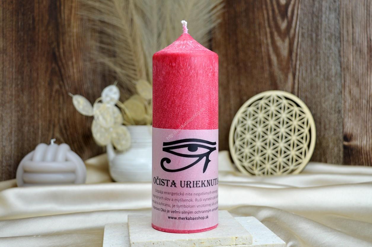 sviečka OČISTA URIEKNUTIA/ Hórove oko - Ruší Kliatby a Urieknutia, Očista, Ochrana, Liečenie – Obrázok 3