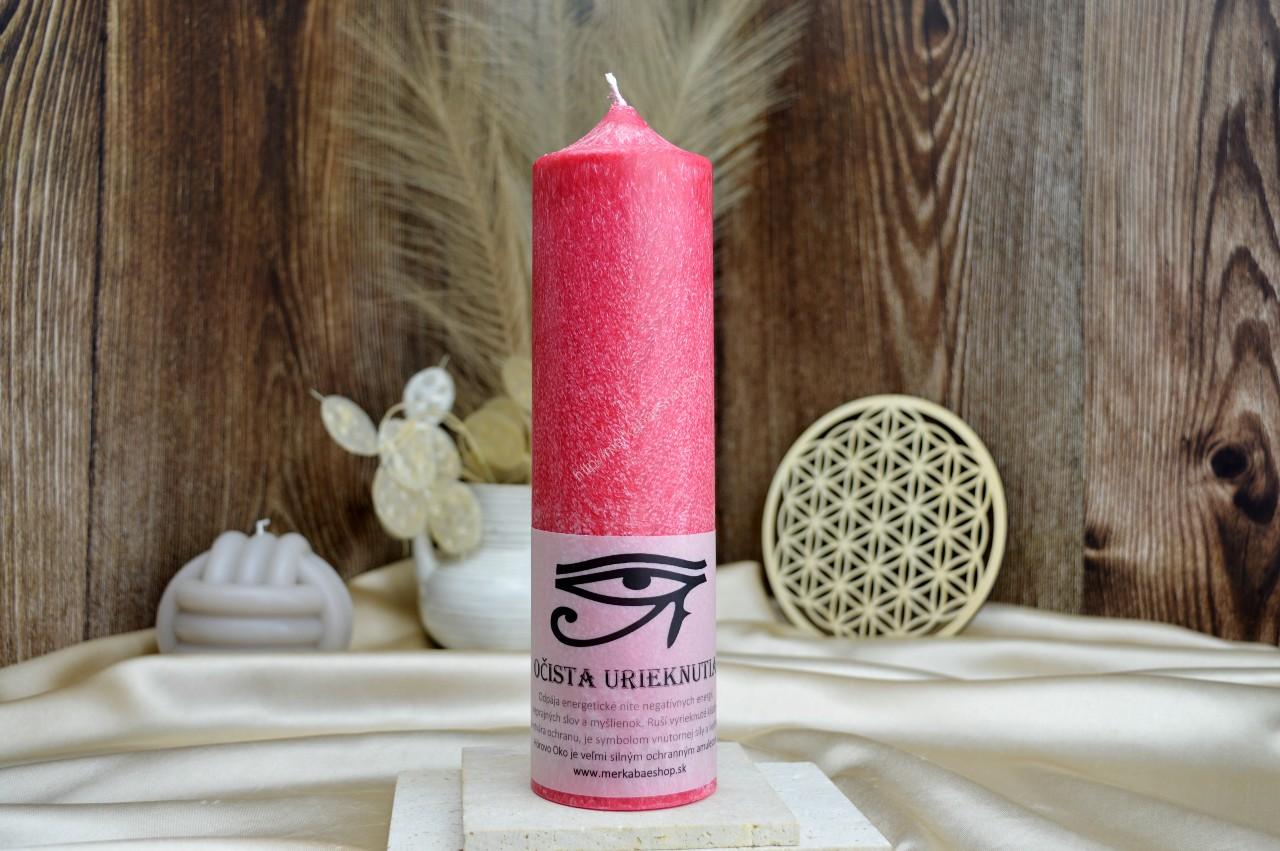 sviečka OČISTA URIEKNUTIA/ Hórove oko - Ruší Kliatby a Urieknutia, Očista, Ochrana, Liečenie
