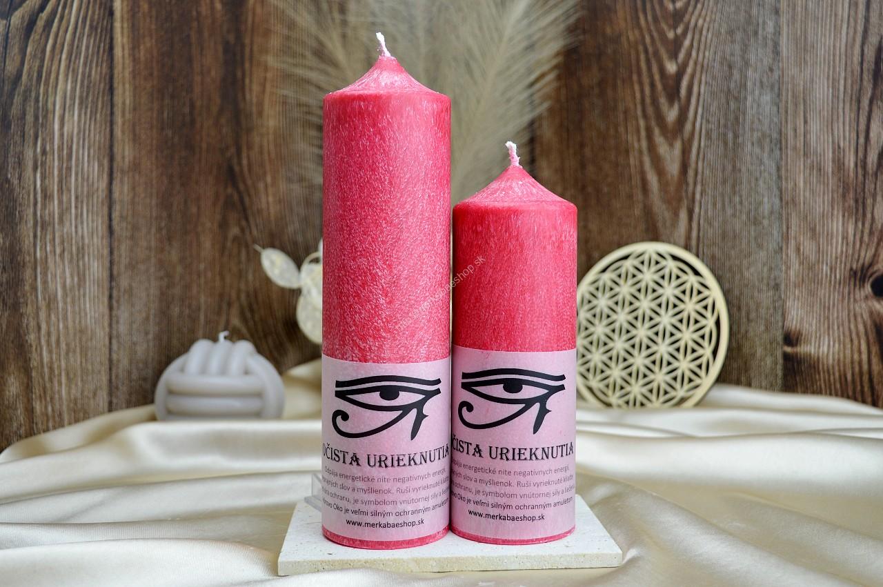 sviečka OČISTA URIEKNUTIA/ Hórove oko - Ruší Kliatby a Urieknutia, Očista, Ochrana, Liečenie
