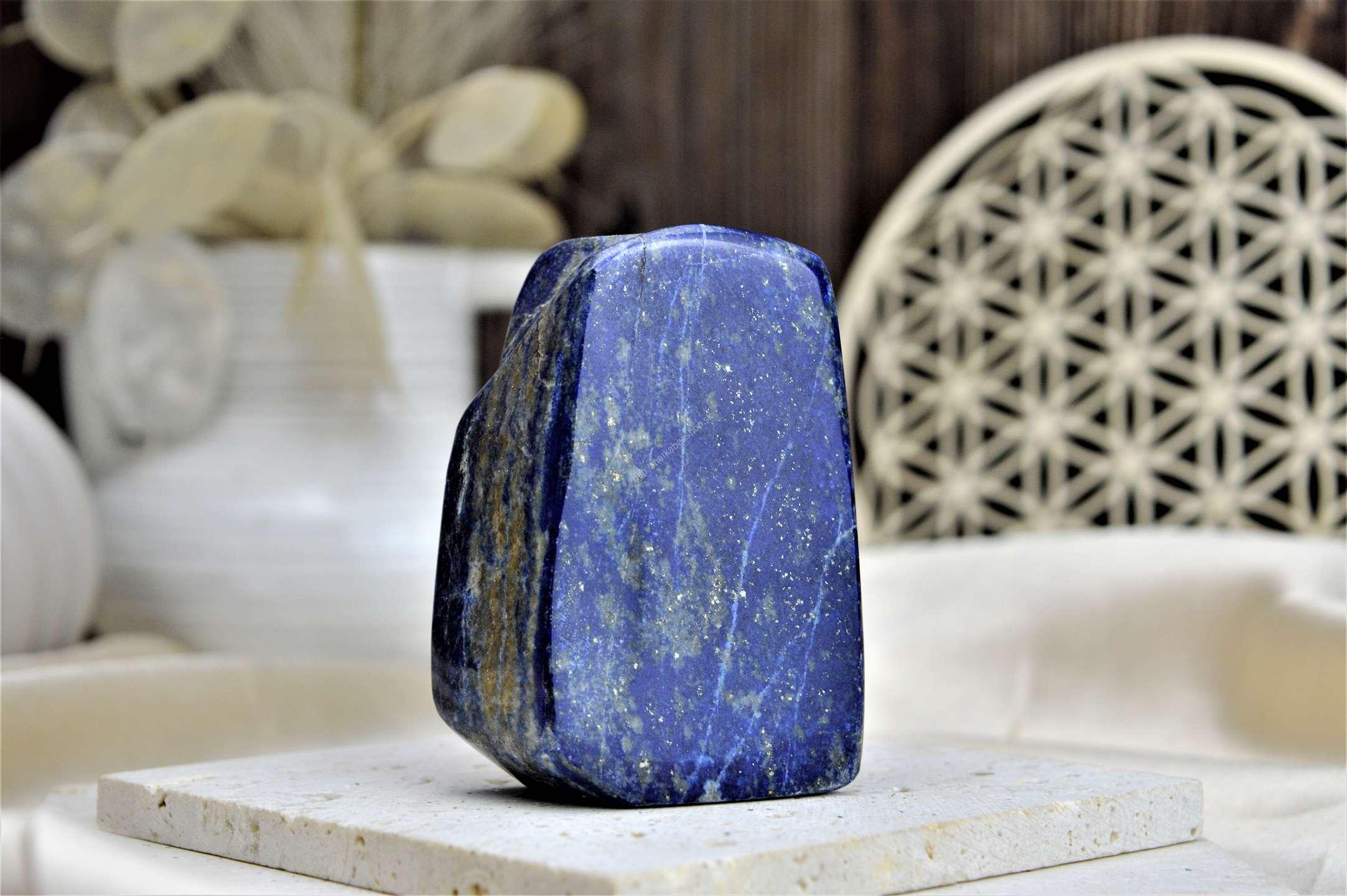 Free Form LAPIS LAZULI 2 Múdrosť, Intuícia, Psychická Rovnováha, Sebavedomie, Vizualizácia – Obrázok 2