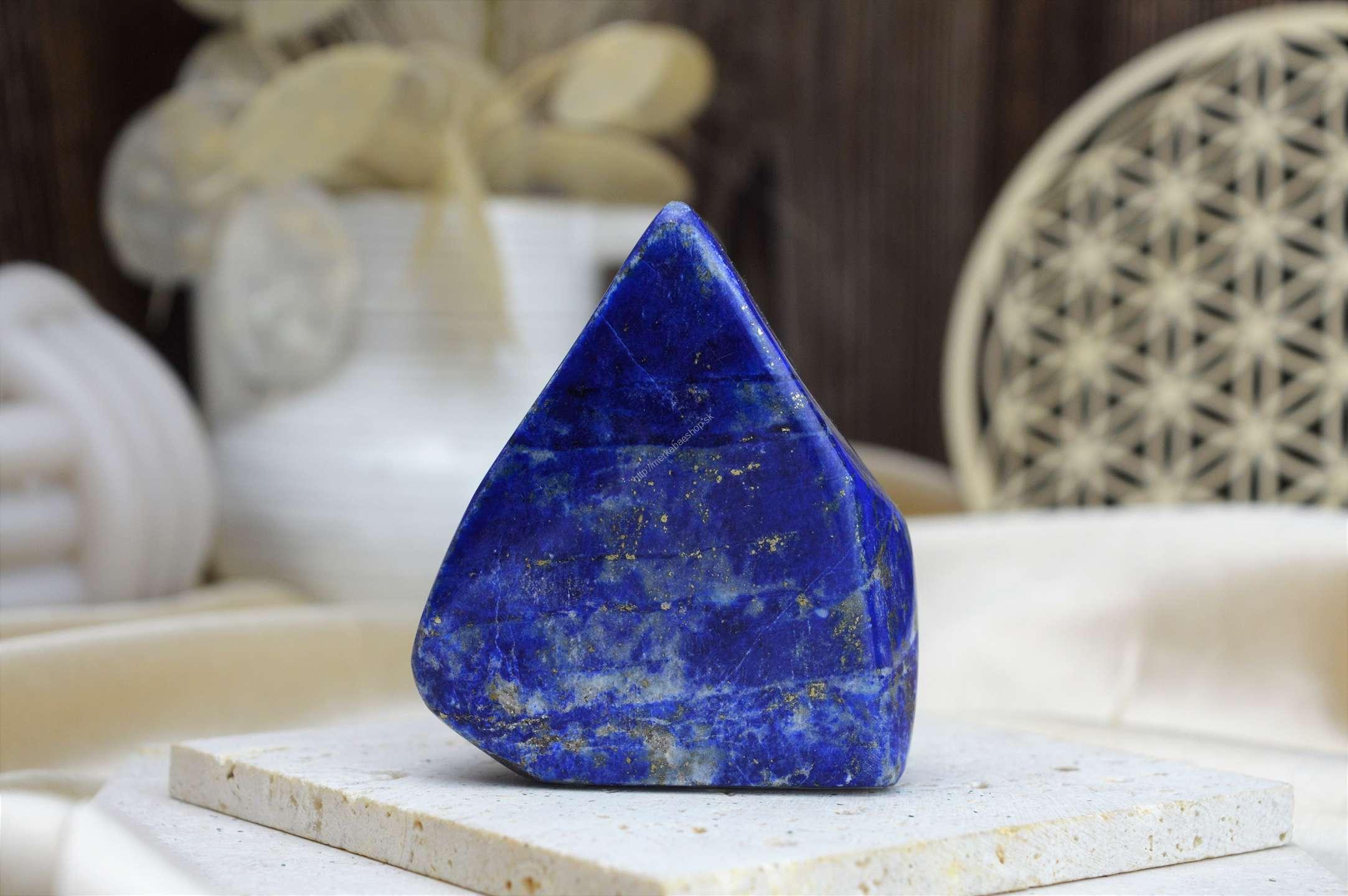 Free Form LAPIS LAZULI 5 Múdrosť, Intuícia, Psychická Rovnováha, Sebavedomie, Vizualizácia