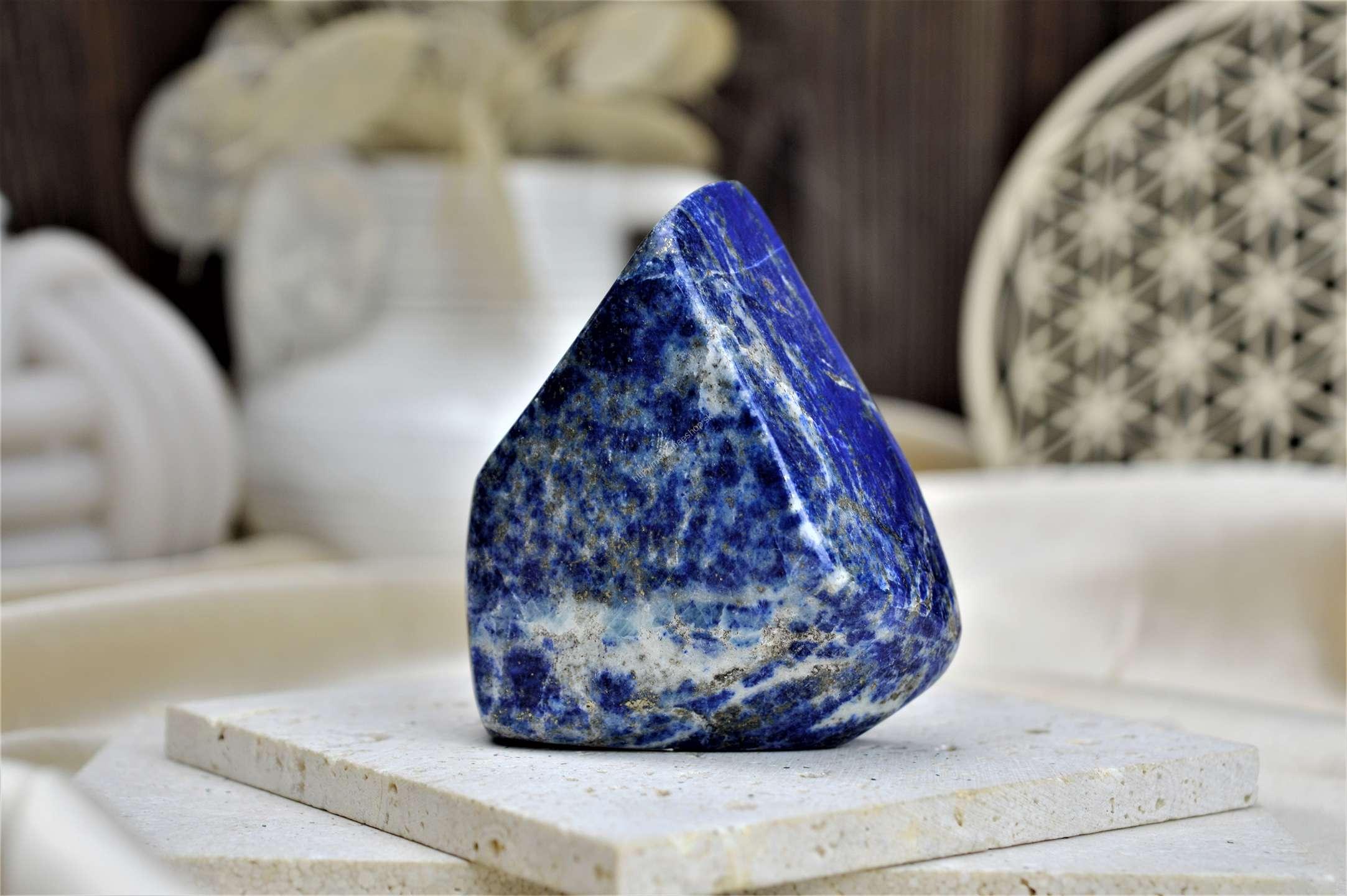 Free Form LAPIS LAZULI 5 Múdrosť, Intuícia, Psychická Rovnováha, Sebavedomie, Vizualizácia – Obrázok 2
