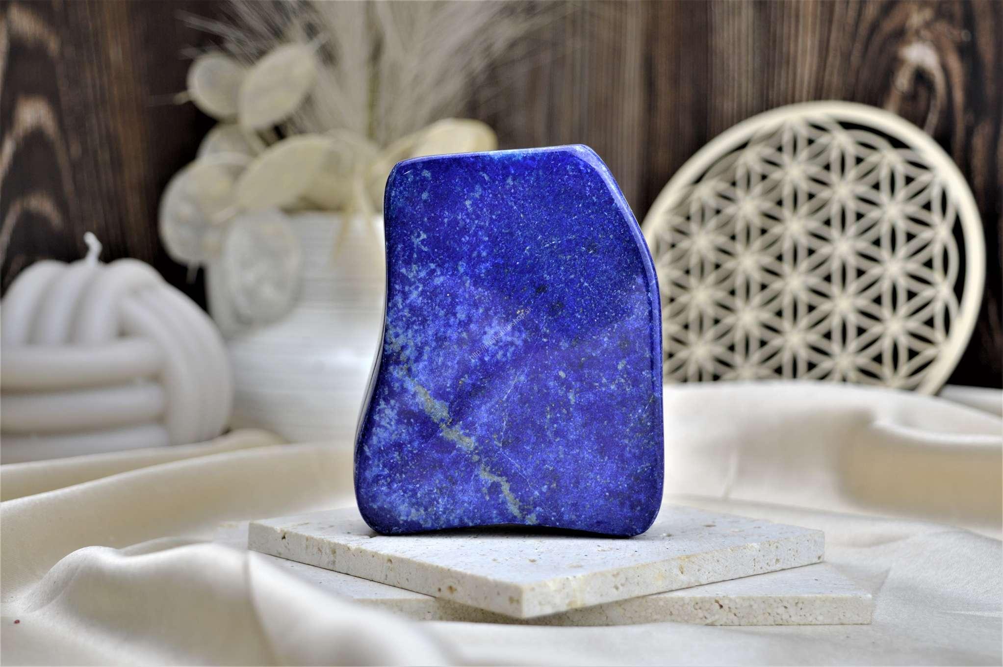 Free Form LAPIS LAZULI 0,41 kg 7 Múdrosť, Intuícia, Psychická Rovnováha, Sebavedomie, Vizualizácia