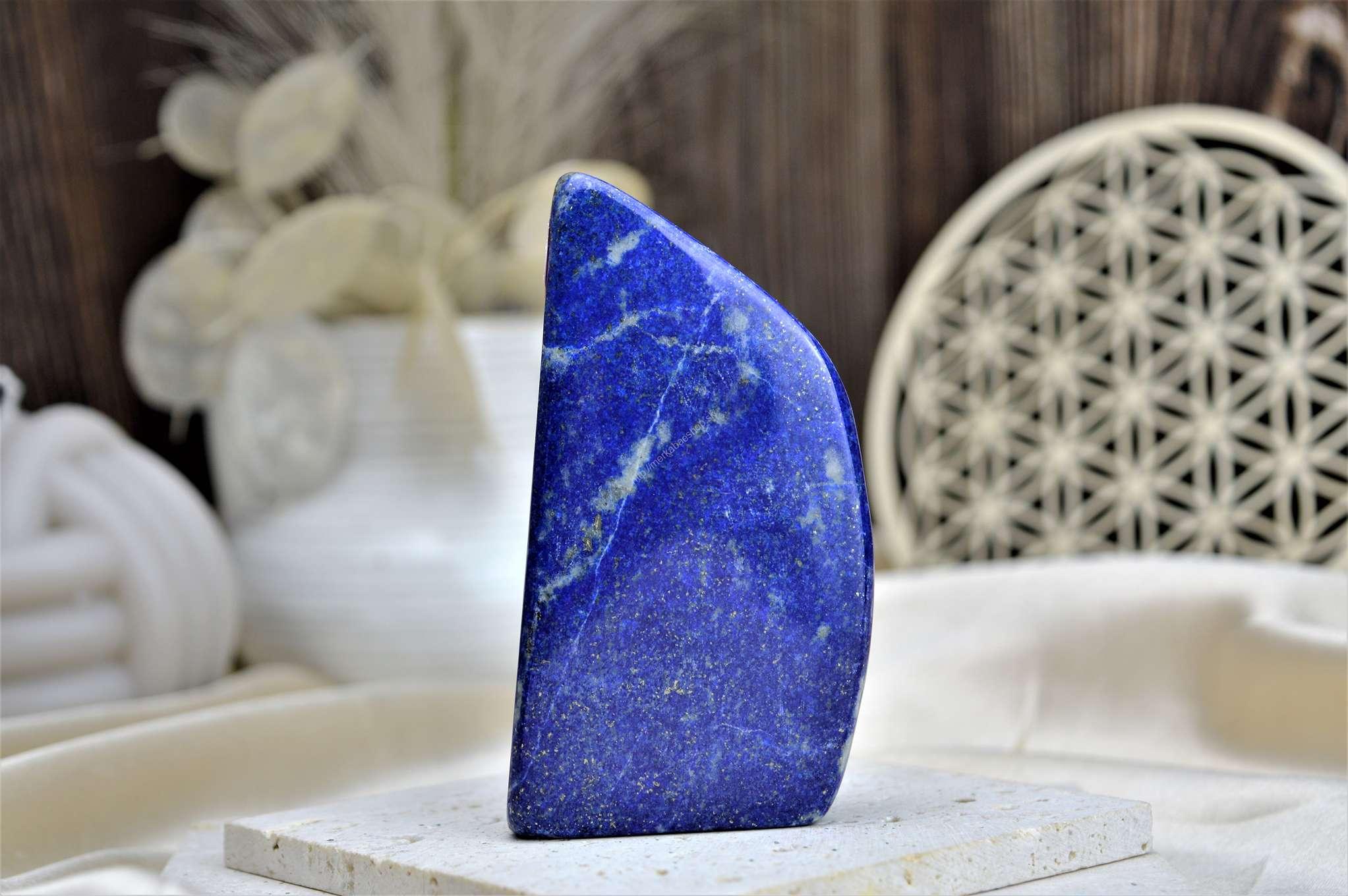 Free Form LAPIS LAZULI 9 Múdrosť, Intuícia, Psychická Rovnováha, Sebavedomie, Vizualizácia – Obrázok 2