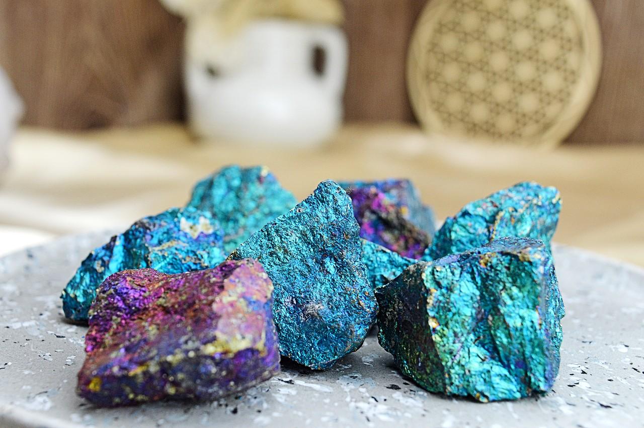 Surový CHALKOPYRIT #XL- Hojnosť, Poznanie, Meditácia, Šťastie, Viera v seba EXTRA KVALITA