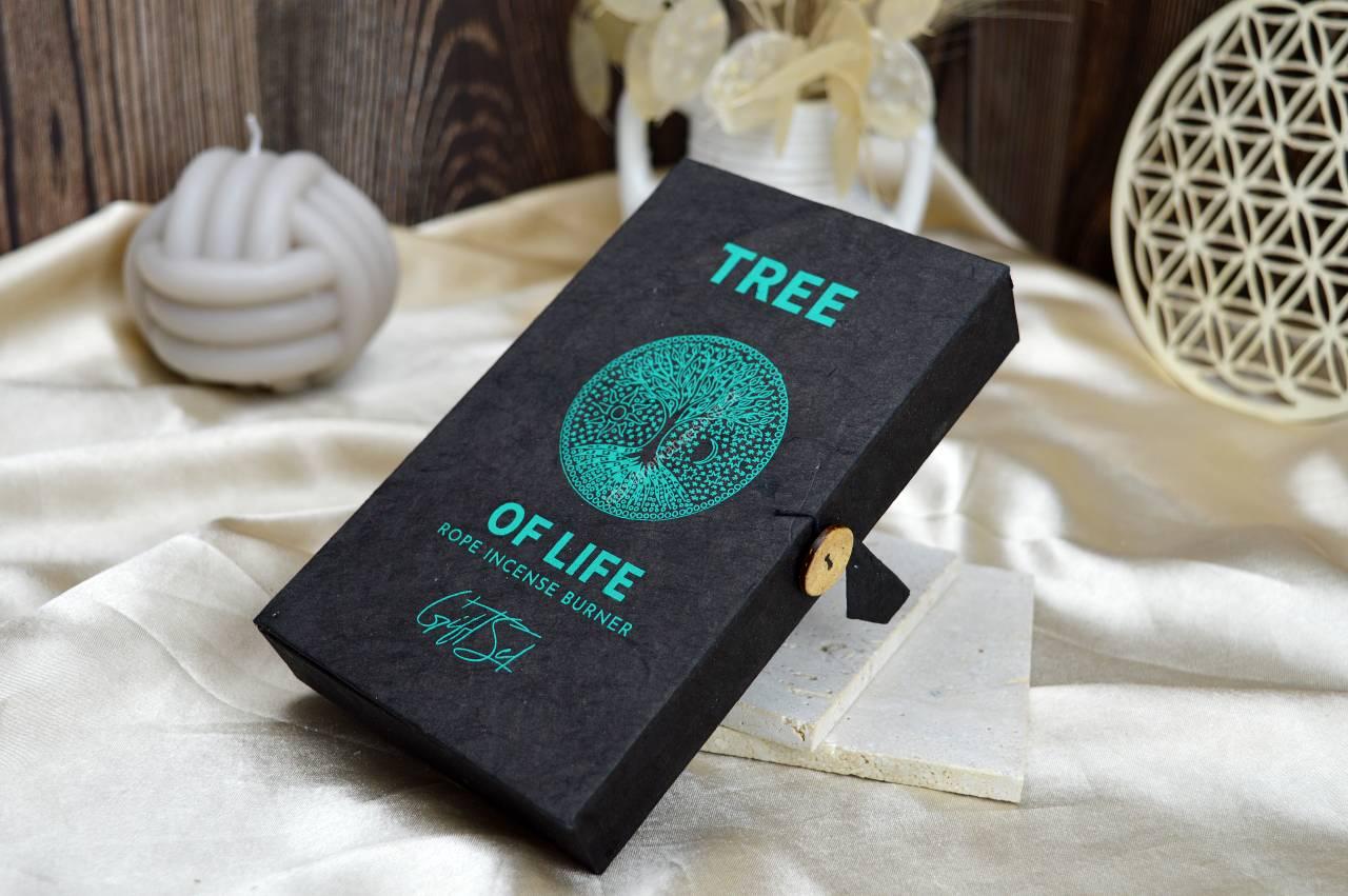 Sada Vonných Povrázkov s Postriebreným Stojanom -STROM ŽIVOTA – Obrázok 3