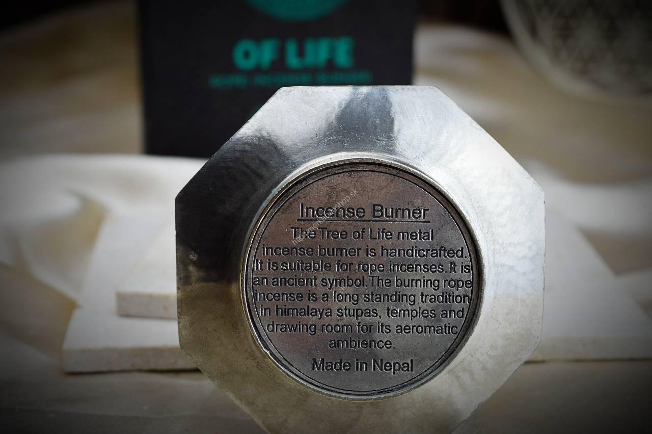 Sada Vonných Povrázkov s Postriebreným Stojanom -KVET ŽIVOTA – Obrázok 4