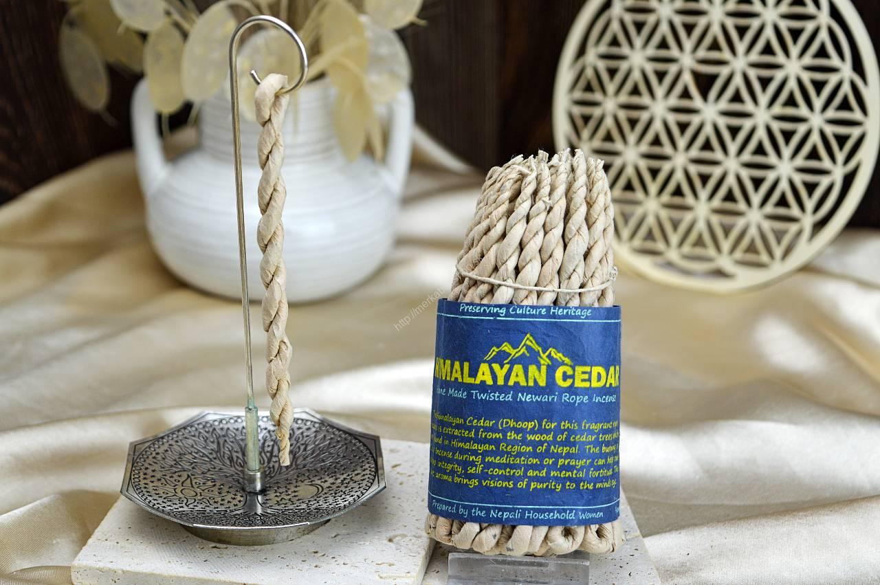 45ks Bylinné vonné povrázky Himalájsky Céder ( meditácia, upokojenie, proti úzkosti )