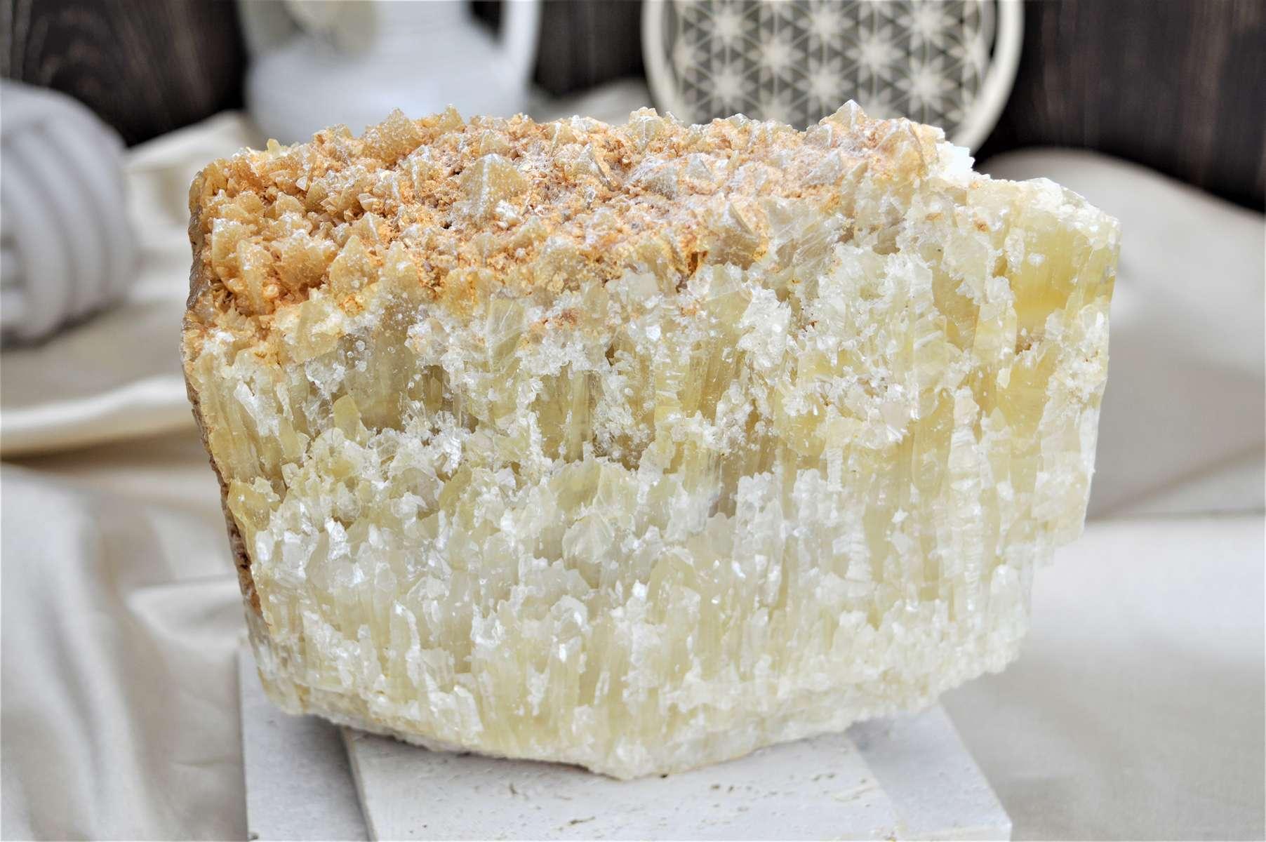 Drúza KALCIT 1,9kg - Zosilnenie Energie, Radosť, Sexualita, Kreativita, Energia, Liečenie vzťahov – Obrázok 3