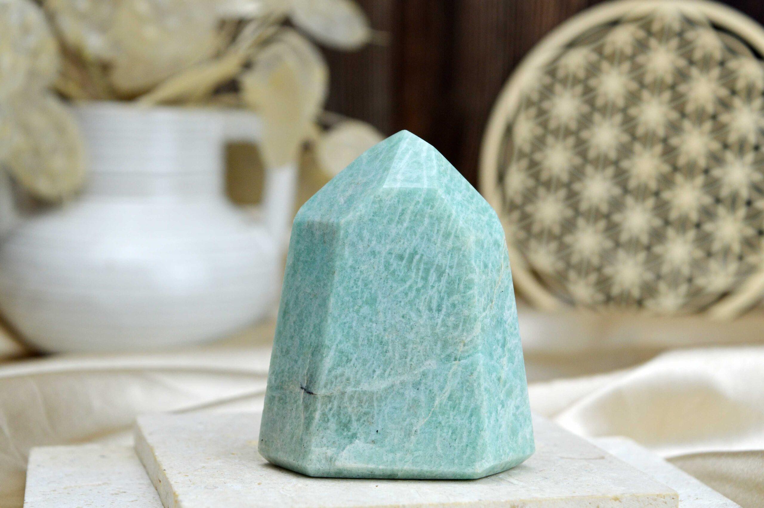 Generátor/obelisk AMAZONIT #1 – Talizman Rovnováhy, Pravda, Zdravie, Štítna Žľaza