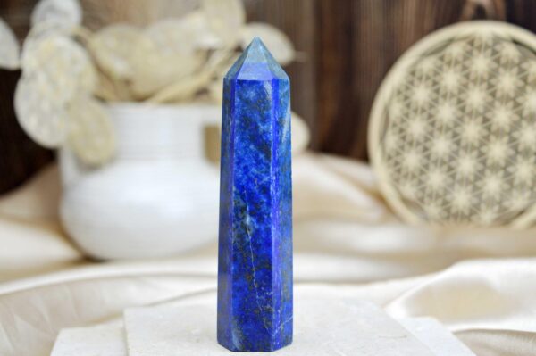 Generátor/ obelisk LAPIS LAZULI/ Lazurit #2 Múdrosť, Intuícia, Psychická Rovnováha, Sebavedomie, Vizualizácia