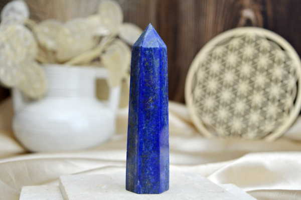 Generátor/ obelisk LAPIS LAZULI/ Lazurit #3 Múdrosť, Intuícia, Psychická Rovnováha, Sebavedomie, Vizualizácia