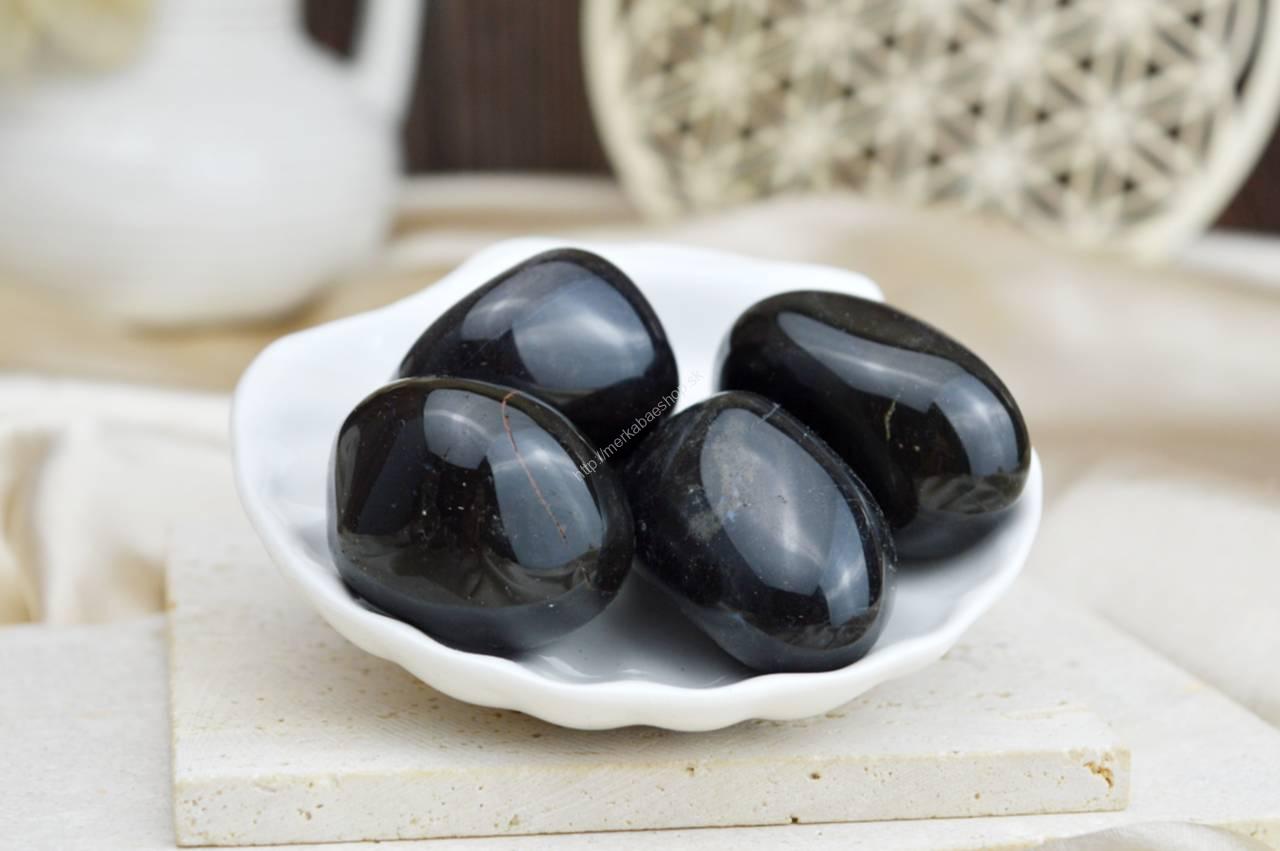 kamienky ÓNYX ČIERNY- Ochrana, Sila, Zámer, Harmónia