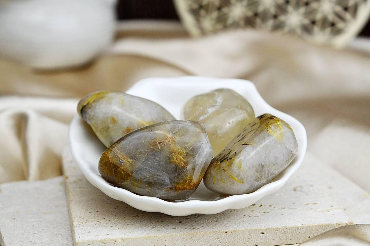 Kamienky SAGENIT/KRIŠTÁĽ S RUTILOM – Urýchlenie manifestácie, Ochrana, Intuícia, Pokoj