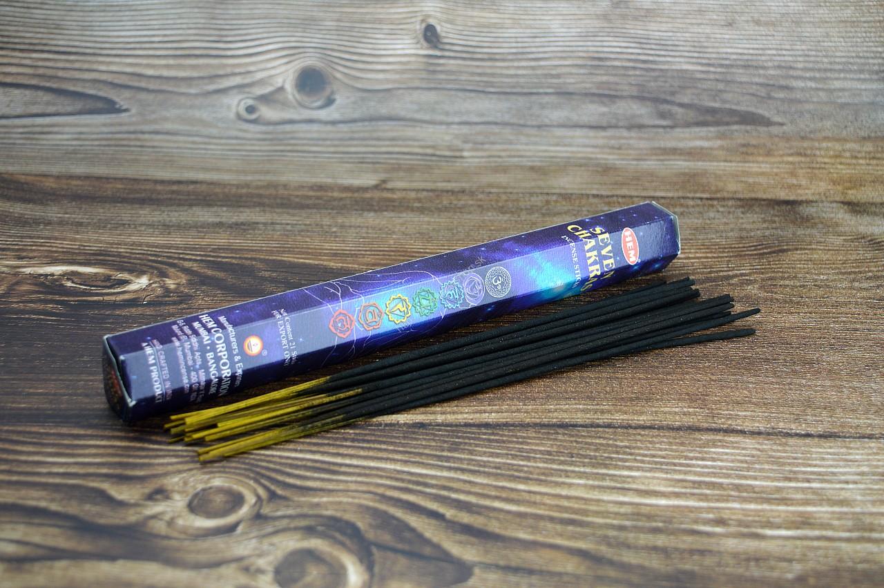 Vonné tyčinky - HEM- 7 Čakier 20ks