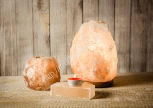 Svietniky, El. lampy z minerálov