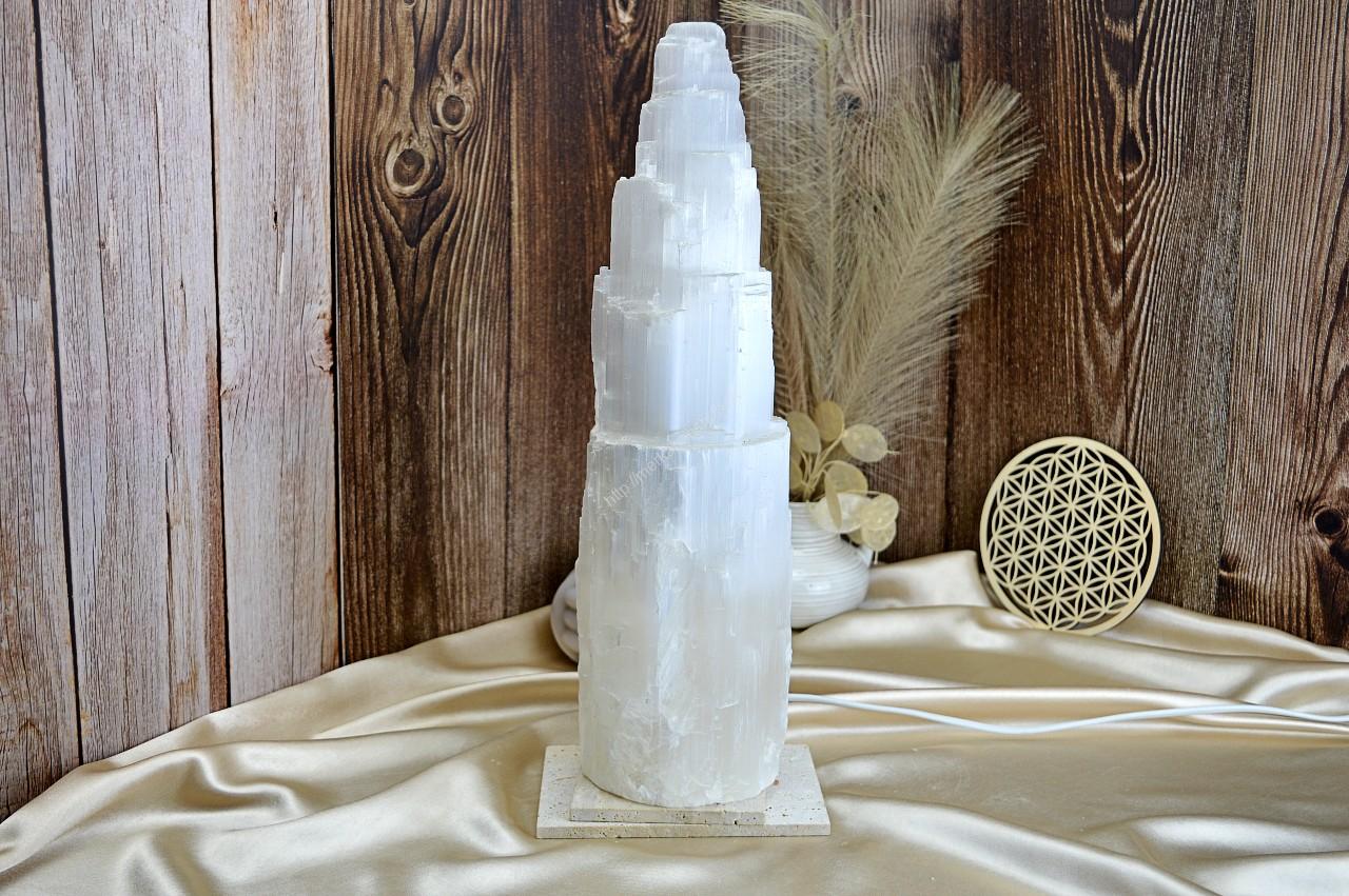 Vysokovibračná El. lampa zo SELENITU 5,3 kg,40cm (230V) – Obrázok 3