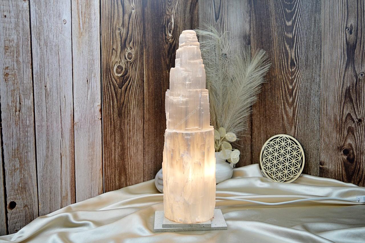 Vysokovibračná El. lampa zo SELENITU 5,3 kg,40cm (230V)