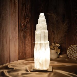 Vysokovibračná El. lampa zo SELENITU 5,3 kg,40cm (230V)