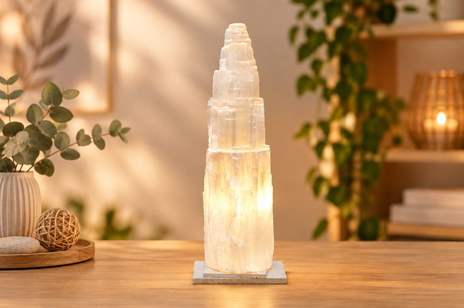Vysokovibračná El. lampa zo SELENITU 40cm (230V)