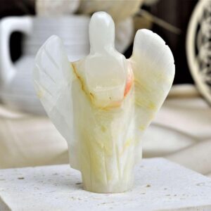 Anjelik Šťastia a Ochrany ZLATÝ ÓNYX / Aragonit malý 2