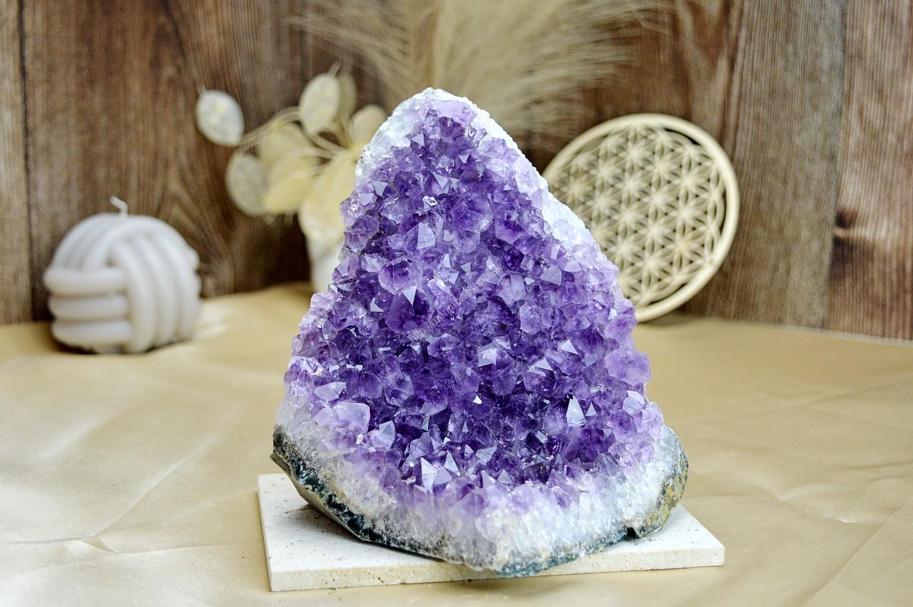 AMETYSTOVÁ drúza #14 Božskosť, Intuícia, Rovnováha, pokojný Spánok – 1,74 kg Extra kvalita – Obrázok 3