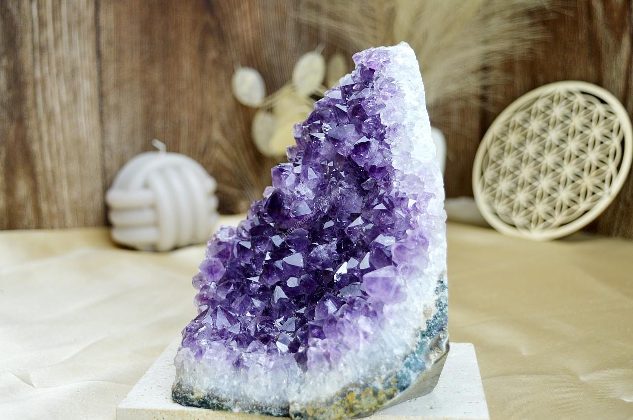 AMETYSTOVÁ drúza #14 Božskosť, Intuícia, Rovnováha, pokojný Spánok – 1,74 kg Extra kvalita