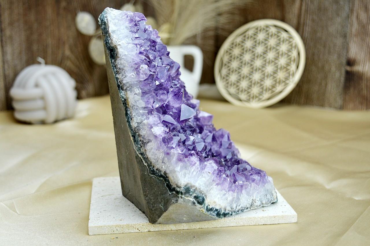 AMETYSTOVÁ drúza #14 Božskosť, Intuícia, Rovnováha, pokojný Spánok – 1,74 kg Extra kvalita – Obrázok 4