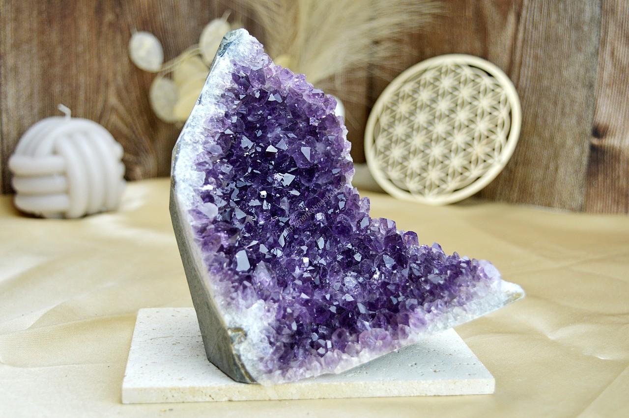 AMETYSTOVÁ drúza #15 Božskosť, Intuícia, Rovnováha, pokojný Spánok - 1,3 kg Extra kvalita